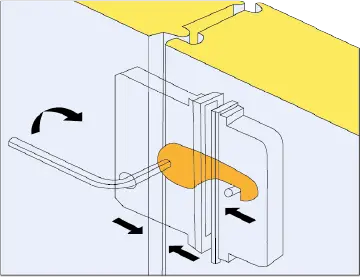 Cold Room Panel Lock Detail