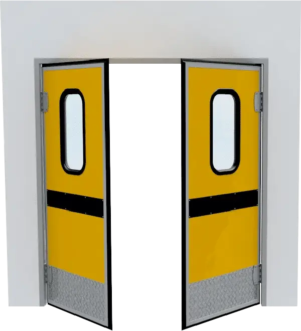 Double Wing Flip-Flap Cold Room Doors 1
