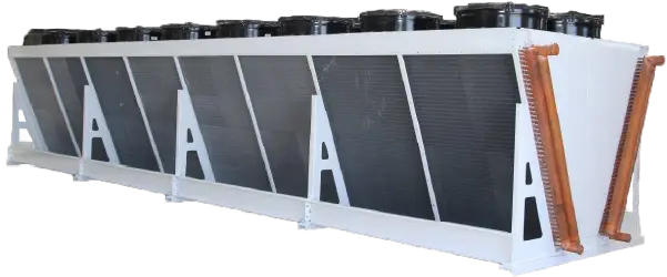 3 bitzer compressor central system refrigeration units condanser cabin