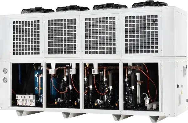 4 scroll compressor central system Refrigeration Units